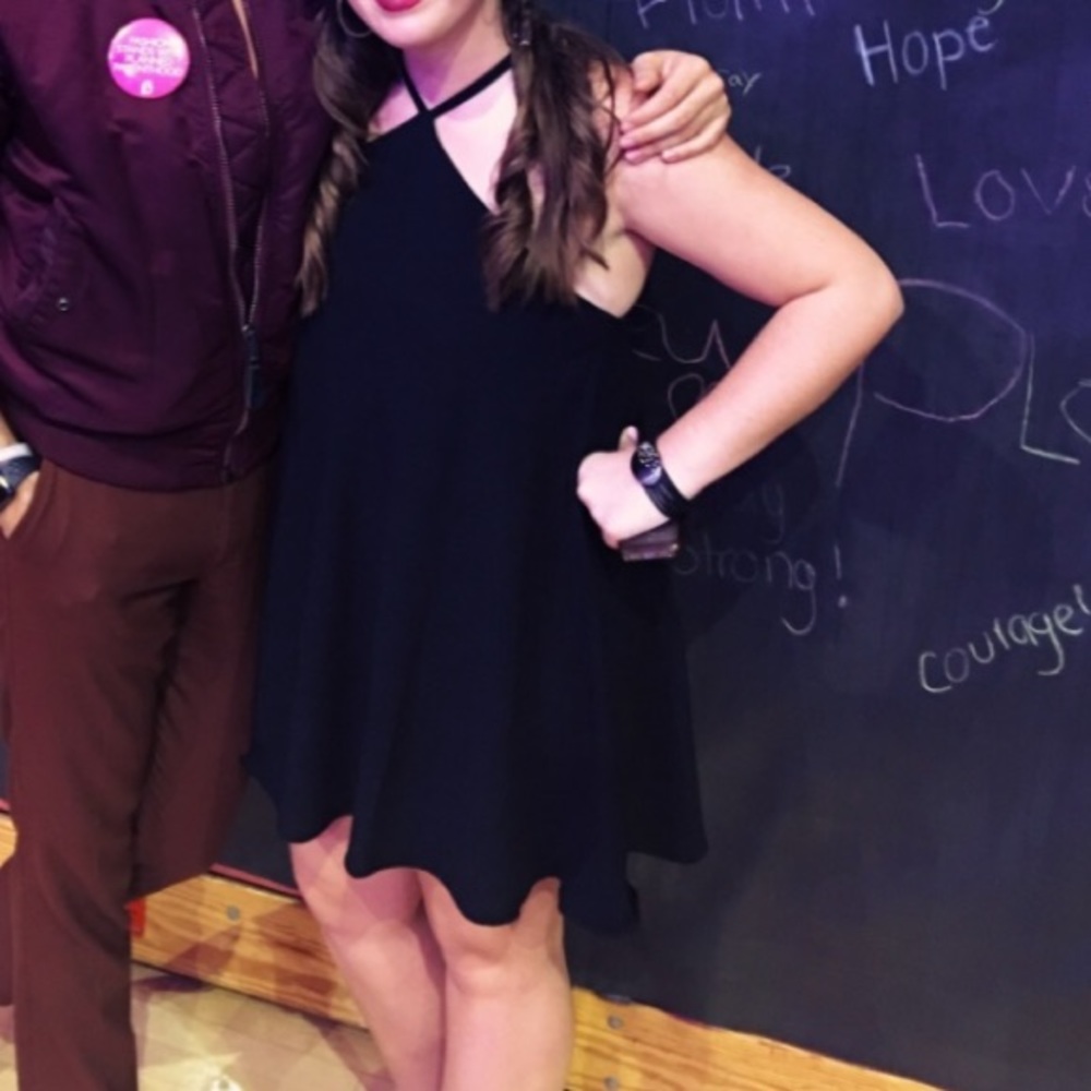 Lulus Black Mini Dress, Size L